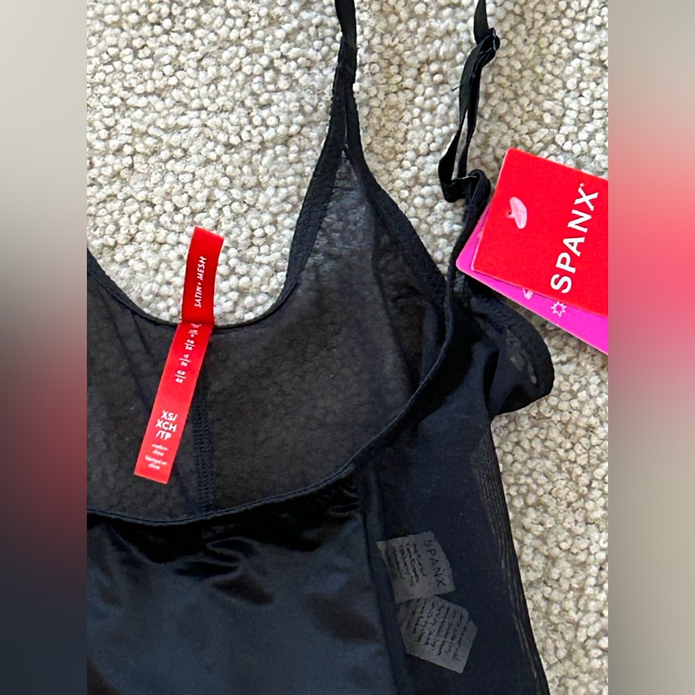 SPANX Black Sheer Shapewear size XS NWT